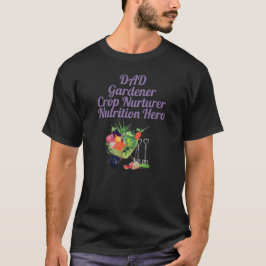Camiseta de la camiseta del jardín de papá, camise