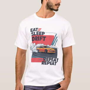 Camiseta de la camiseta del vagón de Neon Drifting