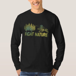 Camiseta De la "camiseta naturaleza de la lucha" de la