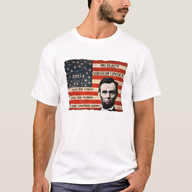 Camiseta de la campaña de Abraham Lincoln 1864 (Anverso)