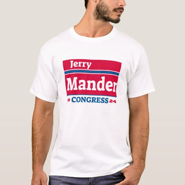 Camiseta de la campaña Jerry Mander (Anverso)