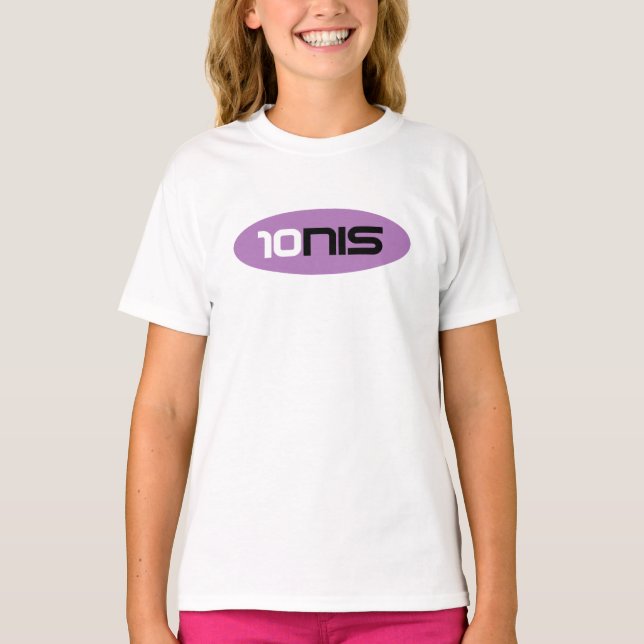Camiseta de la capota de tenis para chicas deporti (Anverso)
