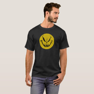 Camiseta de la cara de la calabaza