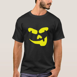 Camiseta de la cara de la calabaza