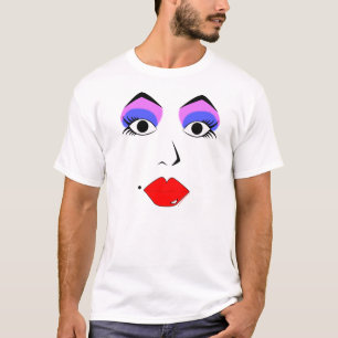 Camiseta de la cara de la fricción