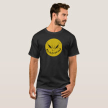 Camiseta de la cara de sonrisa malvada