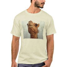 Camiseta de la cara del camello