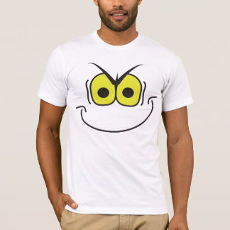 Camiseta de la cara del genio del mal