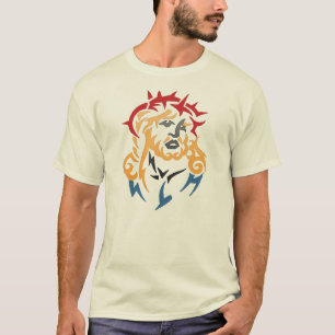 Camiseta de la cara del Jesucristo