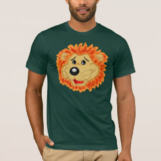 Camiseta de la cara del león