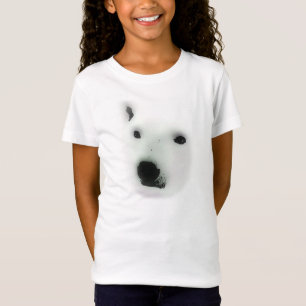 Camiseta de la cara del oso polar