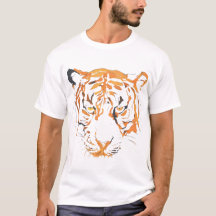 Camiseta de la cara del tigre - Fierce Tee gráfico