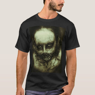 Camiseta de la cara del zombi