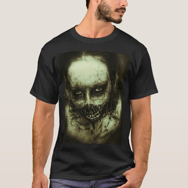 Camiseta de la cara del zombi (Anverso)