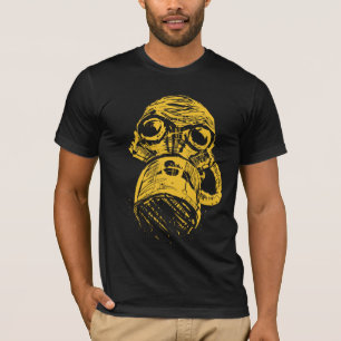 Camiseta de la careta antigás