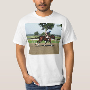 Camiseta de la carrera de caballos