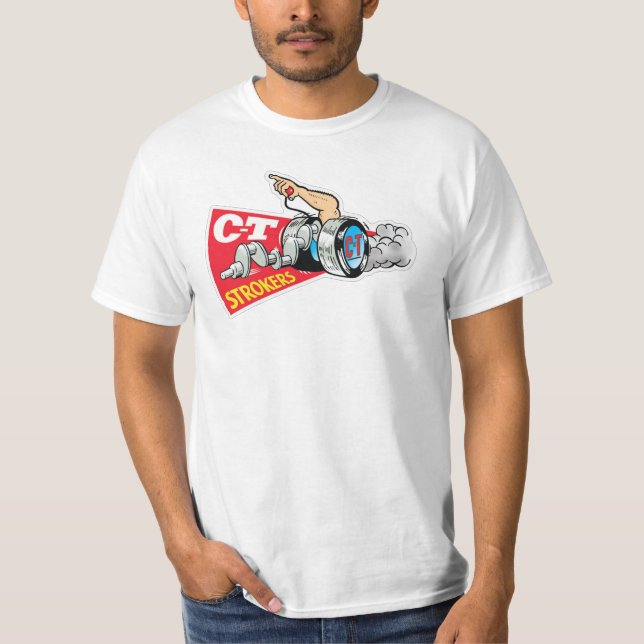 Camiseta de la Carreras de arrastre de los agitado (Anverso)