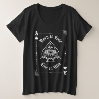 Camiseta de la carta de juego As de Espadas