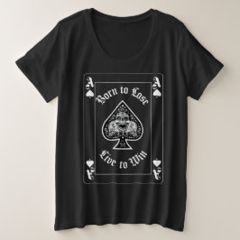 Camiseta de la carta de juego As de Picas