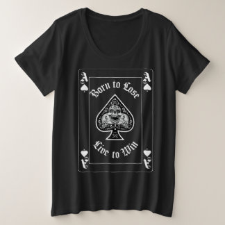 Camiseta de la carta de juego As de Picas
