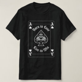 Camiseta de la carta de juego As de Picas