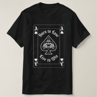Camiseta de la carta de juego As de Picas