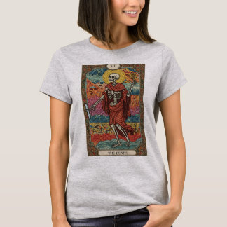 Camiseta de la carta de tarot de la muerte