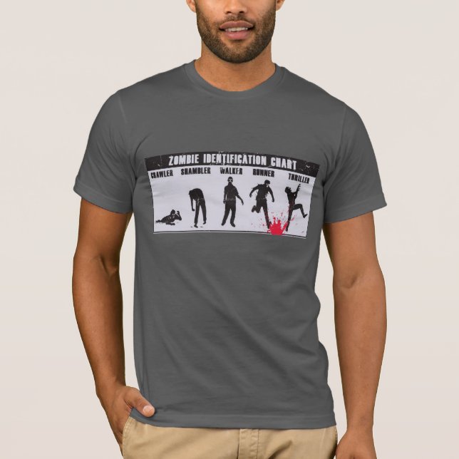 Camiseta de la carta del zombi (Anverso)