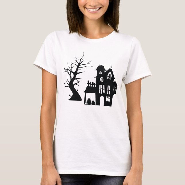 Camiseta de la casa conmocionada - ¡Tee de Hallowe (Anverso)