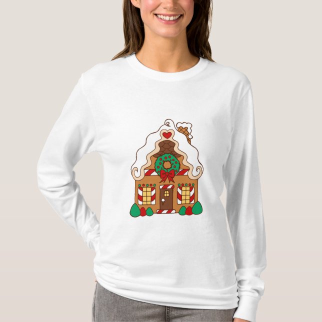 Camiseta De La Casa Del Gingerbread (Anverso)