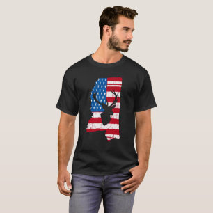 Camiseta de la caza de los ciervos de Mississippi