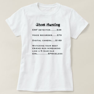 Camiseta de la caza del fantasma