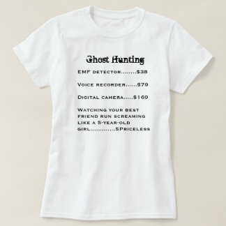 Camiseta de la caza del fantasma
