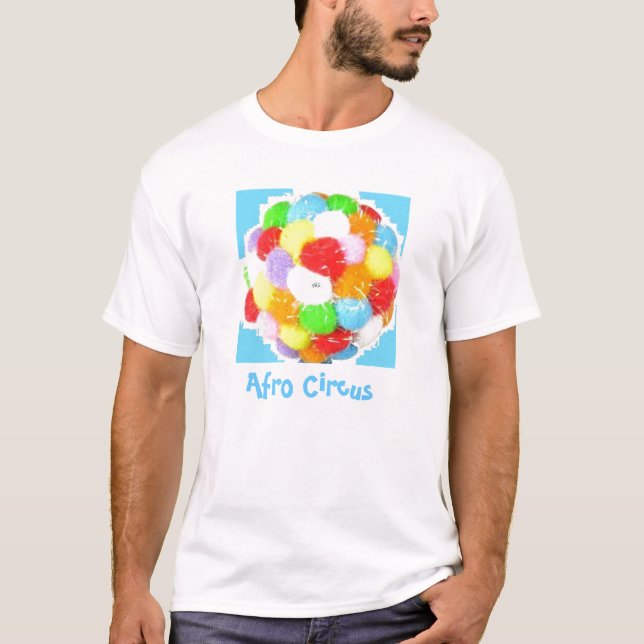 Camiseta de la cebra del Afro del lunar (Anverso)
