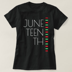 Camiseta de la celebración del verde negro rojo de
