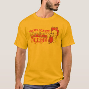 CAMISETA DE LA CENA DEL POLLO DEL GANADOR DEL