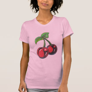 Camiseta de la cereza