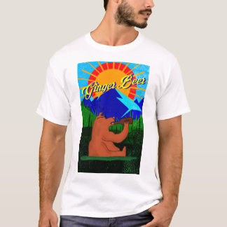 Camiseta de la cerveza de jengibre