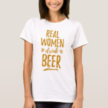 Camiseta de la cerveza de la bebida de las mujeres