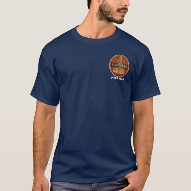 Camiseta de la cerveza de la perla de la resaca de (Anverso)
