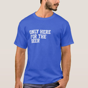 Camiseta de la cerveza de los hombres ingeniosos
