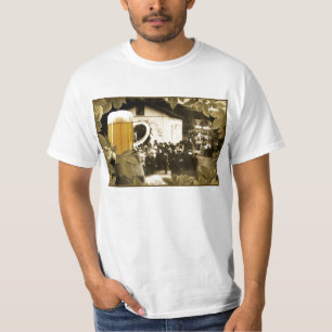 Camiseta de la cerveza del vintage