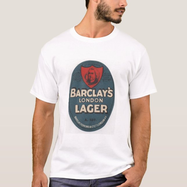 Camiseta de la cerveza dorada de Londres de (Anverso)