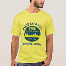 Camiseta de la CFMC Radio Expo 2024 edición limita