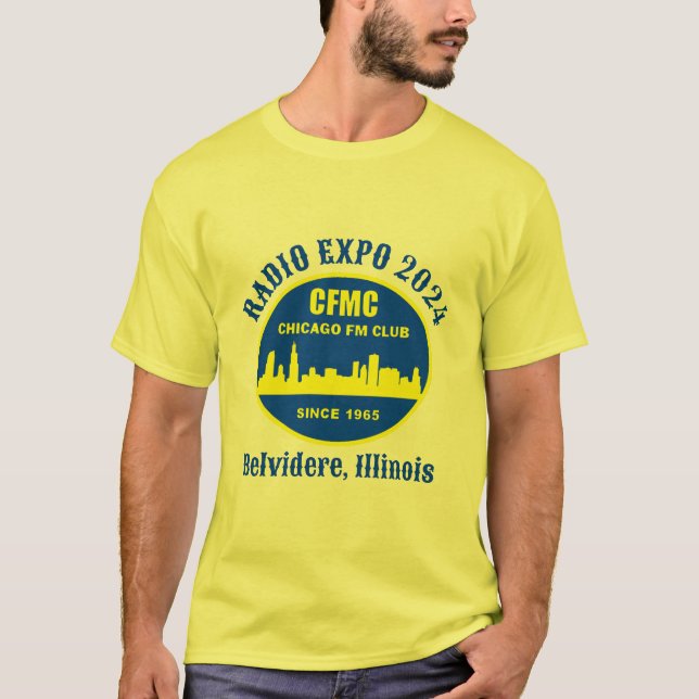 Camiseta de la CFMC Radio Expo 2024 edición limita (Anverso)
