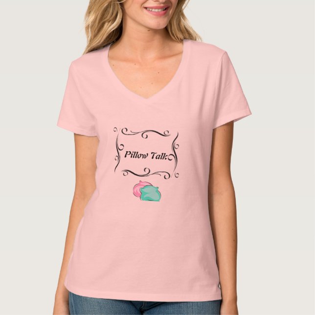 Camiseta de la charla de la almohada (Anverso)