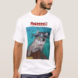 Camiseta de la charla del pirata del gato