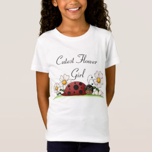 Camiseta de la chica de flor más guapa