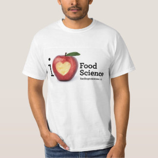 Camiseta de la ciencia de la alimentación del