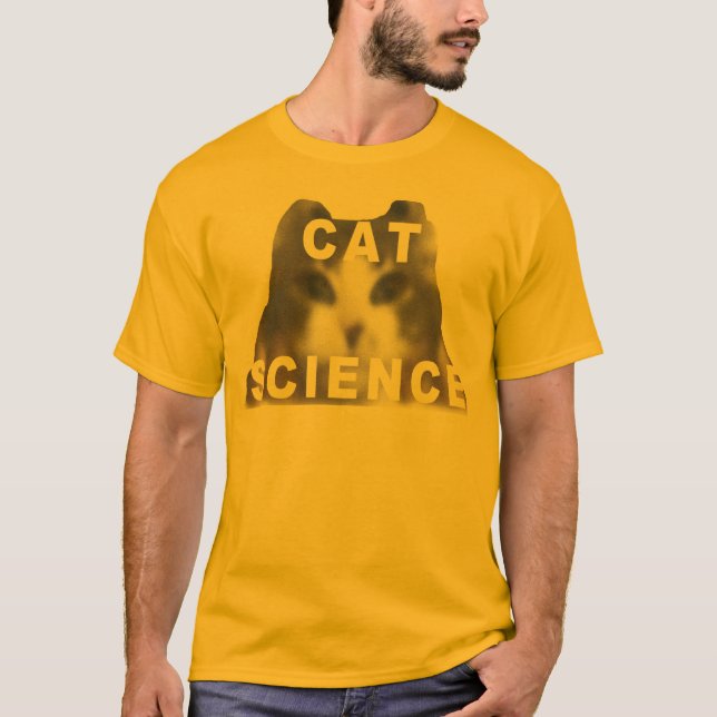 Camiseta de la ciencia del gato (Anverso)
